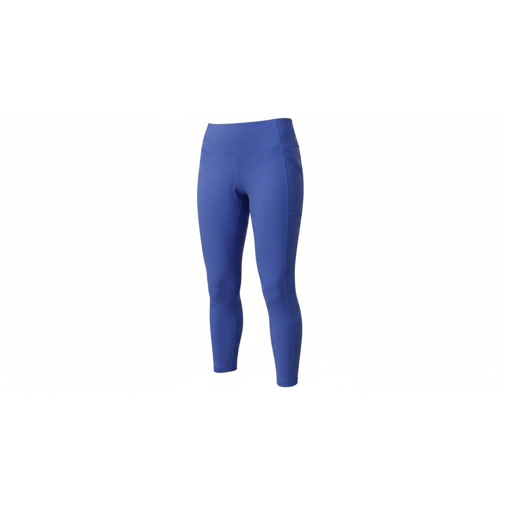 Nicole Miller Sport Leggings Womens Large Plum Blue Media Pocket NM70211